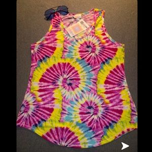 Tie dye Lularoe tank